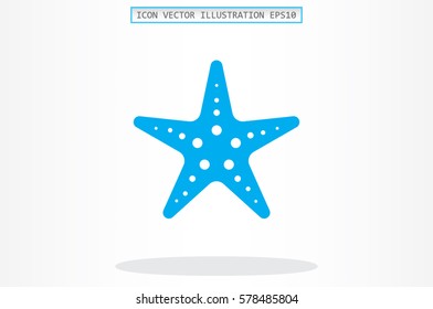 starfish icon vector illustration.