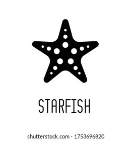 Starfish Symbol. Vektorgrafik. eps10