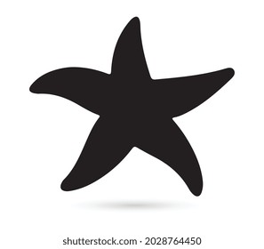 Starfish icon vector illustration. EPS 10