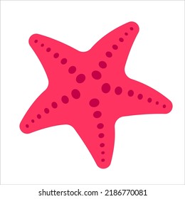 starfish icon vector illustration isolated on white background