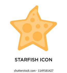 Starfish icon vector isolated on white background for your web and mobile app design, Starfish logo concept