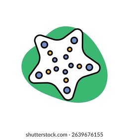 Starfish Icon vector stock illustration