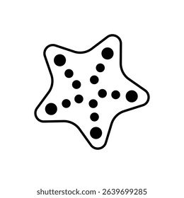 Starfish Icon vector stock illustration