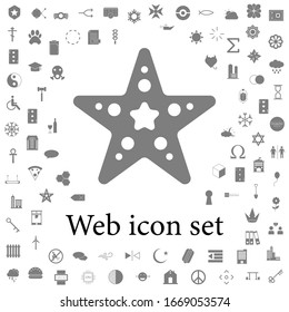 starfish icon. web icons universal set for web and mobile