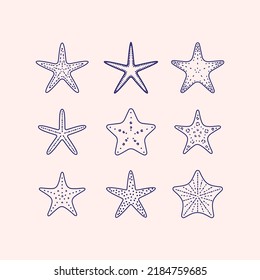 Ilustración estelar. Elemento vectorial estilizado para impresiones, ropa, patrón, embalaje y postales.