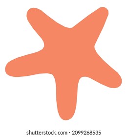 starfish illustration vector eps 10