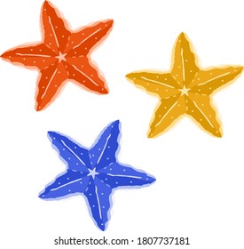 Ilustración vectorial aislada de las estrellas