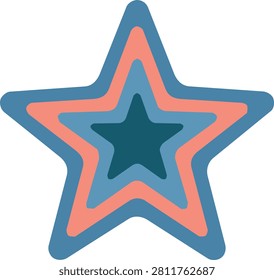 Starfish layout sea star marine ocean organism layout design
