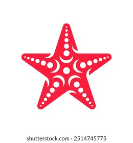 Starfish logo. Icon design. Template elements