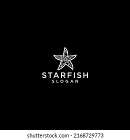 Starfish logo icon design vector 