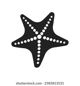 Starfish logo icon, vector illustration template design
