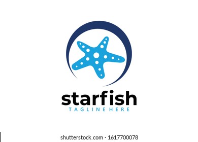 Starfish Logo Icon Vector Isolated