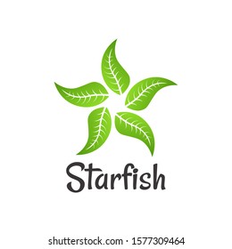 starfish logo ocean modern vector illustration