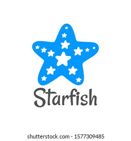 starfish logo ocean modern vector illustration