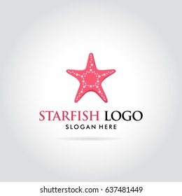 Starfish Logo Ocean Modern Vector Illustration