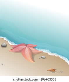 Starfish on the beach