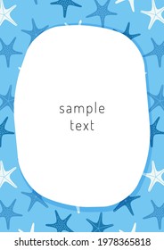 starfish pattern and frame material