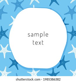 starfish pattern and frame material