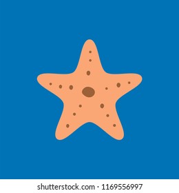 Starfish in the sea