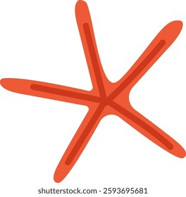 Starfish Sea Creature Vector Illustration