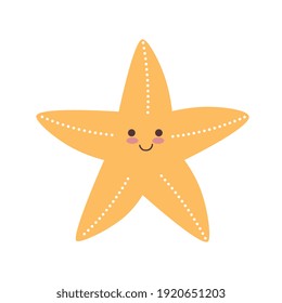 starfish sea life animal icon vector illustration design