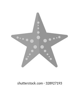 Starfish, sea, water icon vector image.Can also be used for summer, recreation and fun. Suitable for use on mobile apps, web apps and print media.