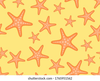 En una playa de arena fina y fina, la playa es perfecta. Fondo de verano para productos promocionales, papel de embalaje e impresión. Ilustración del vector