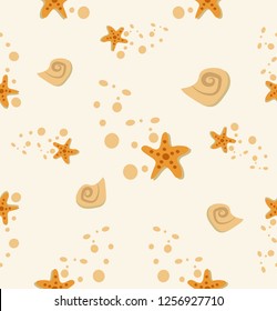 starfish shell stone pattern