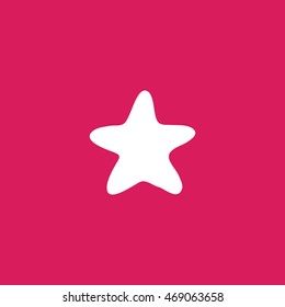 starfish sign. starfish icon
