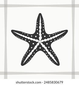 Starfish Silhouette, Starfish Icon Graphic, Starfish EPS Silhouette, Starfish Icon EPS Graphic, Icon, Vector, Cricut