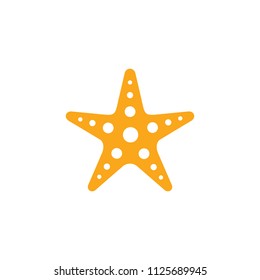 Starfish Summer Logo Icon Design