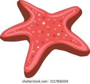 starfish symbol, hand drawn underwater world