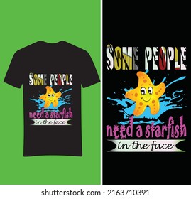 starfish t shurt# design#the nice and so sweet t shirt desing ..the desing like lost of people