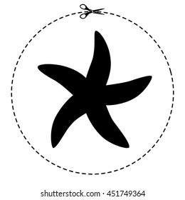 starfish vector icon