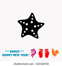 Starfish vector icon