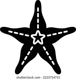 Starfish vector icon. Can be used for printing, mobile and web applications.