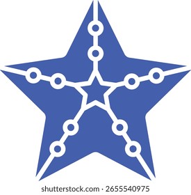 Starfish vector icon. Can be used for printing, mobile and web applications.