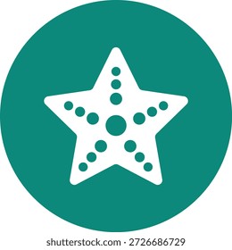 Ilustración de diseño de icono de Vector de estrella de mar