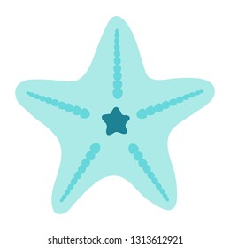 starfish vector icon illustration
