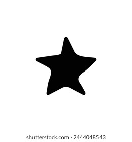 icono del vector de la estrella de mar. ilustración plana de estilo de moda sobre fondo blanco..eps