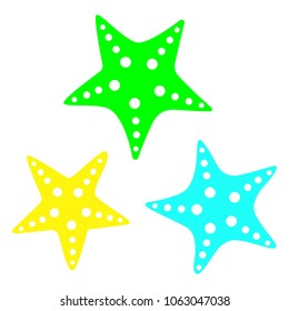 Starfish. Vector illustration.
