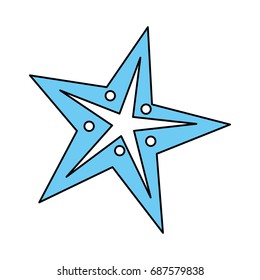 starfish vector illustration