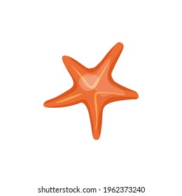 Starfish. Vector illustration in cartoon style.