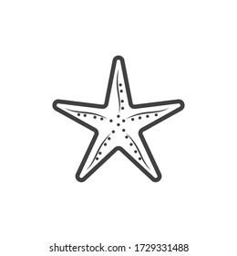 starfish vector illustration design template
