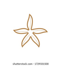 starfish vector illustration design template