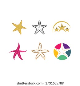 starfish vector illustration design template