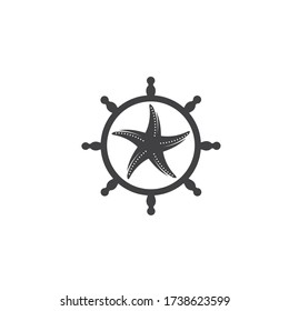 starfish vector illustration design template