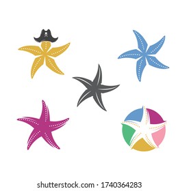 starfish vector illustration design template