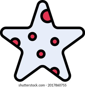 Sterne-Vektorgrafik-Farbsymbol