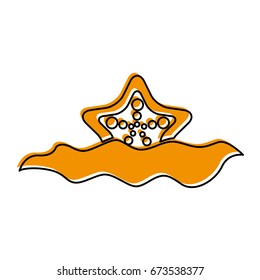 starfish in water icon